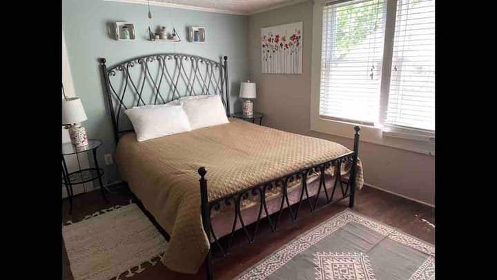 The Master Bedroom is bright and spacious.