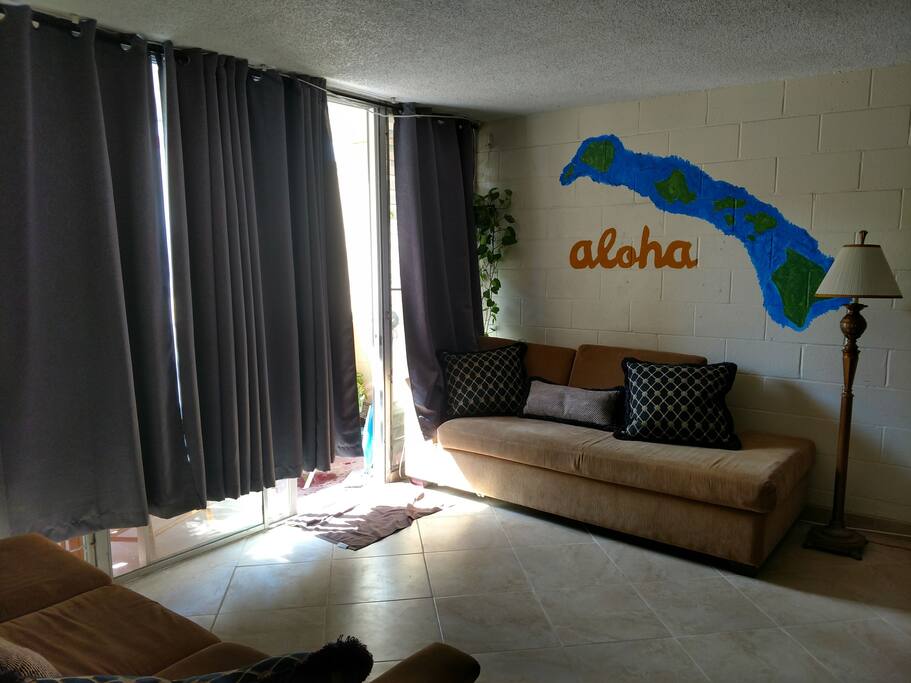 enjoy this newly renovated apartment... plenty of space...feels homey and safe