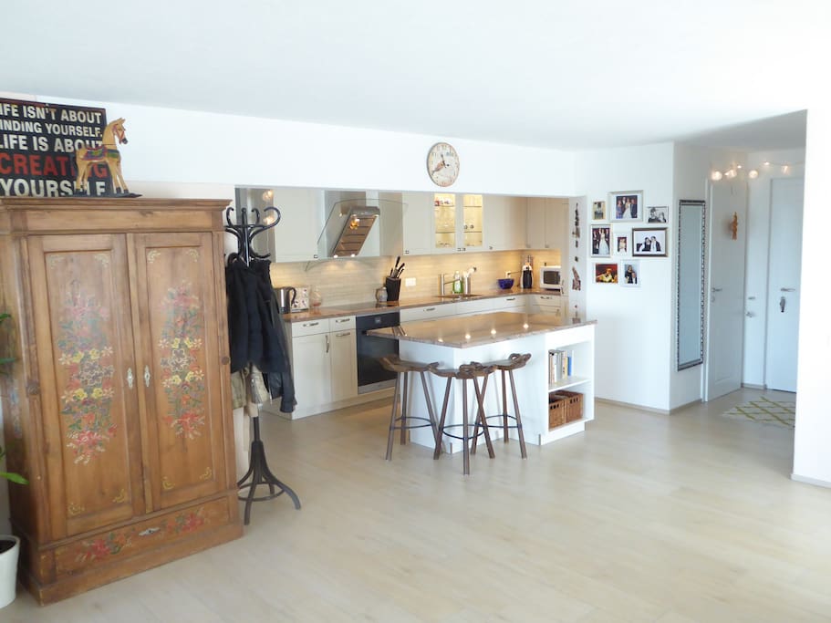 Küche, Esszimmer / Kitchen, Eating area
