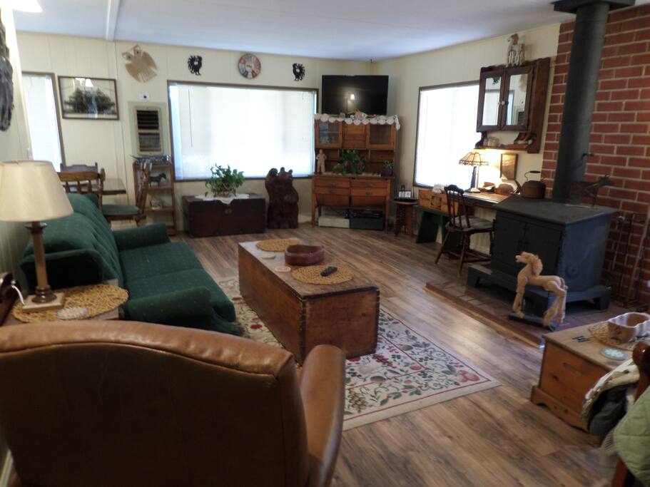 Large cozy living room area