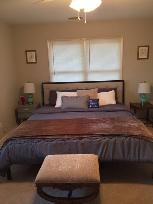 Master with super comfy King Bed