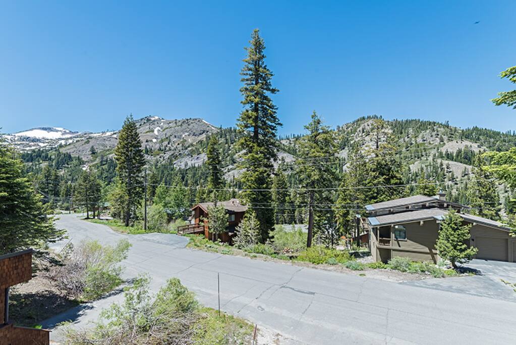 View from the front deck overlooking Alpine Meadows neighborhood