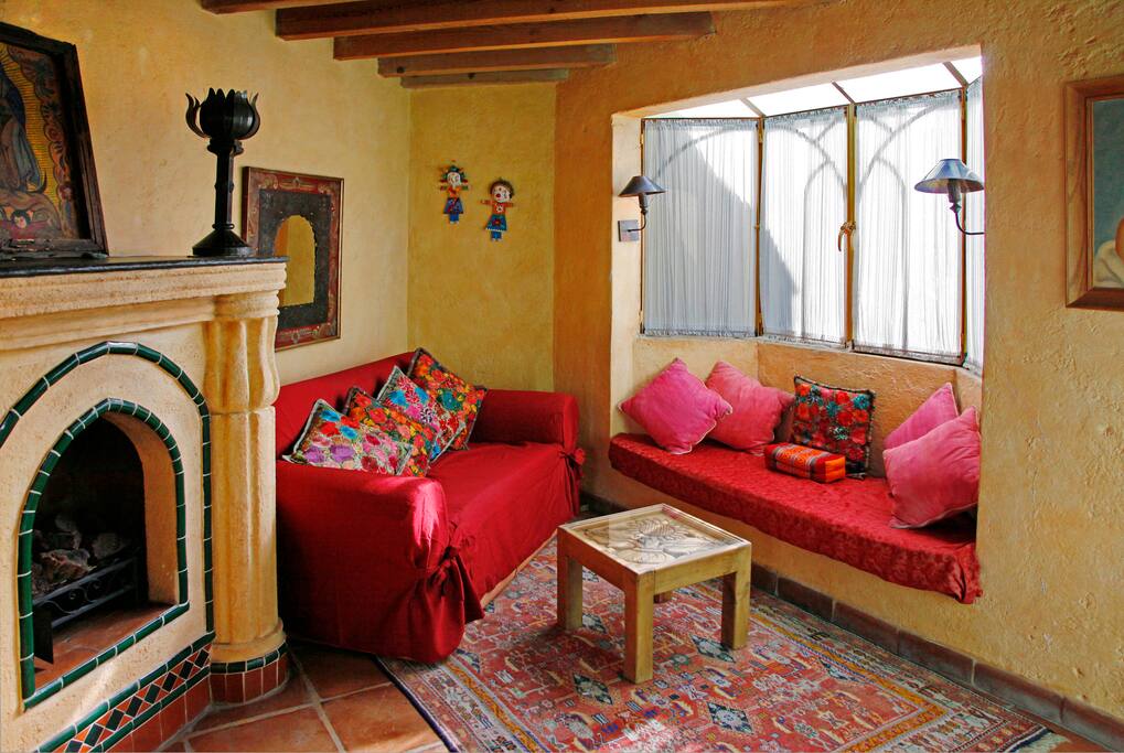 Sitting area of living room