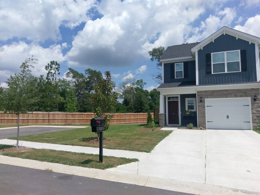 Ample parking beside house