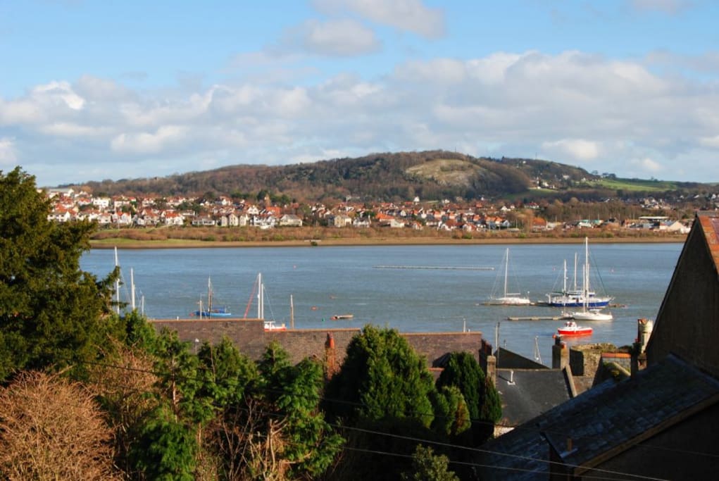 The Views of Conwy Estuary from Sea Haven Cottage, Conwy