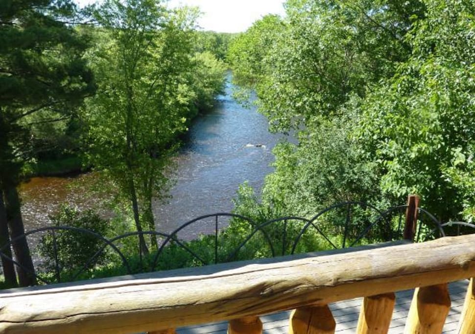 Beautiful views from the deck.