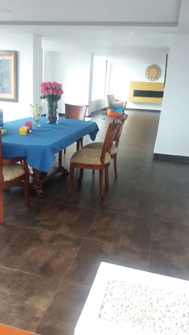 Big dinning space with great view