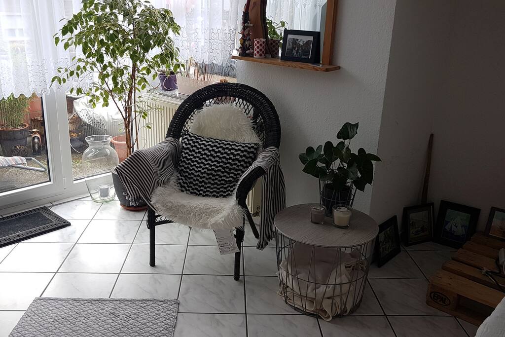 Mit kleiner Sitzecke