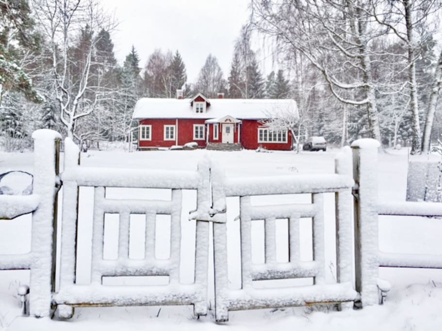 House in wintertime