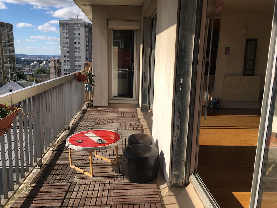 10 m2 de terrasse