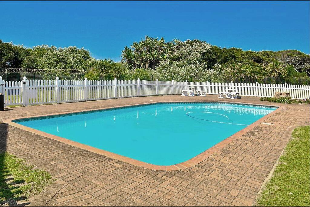 There are 2 stunning pool areas in the complex, this one is situated right next to the apartment.