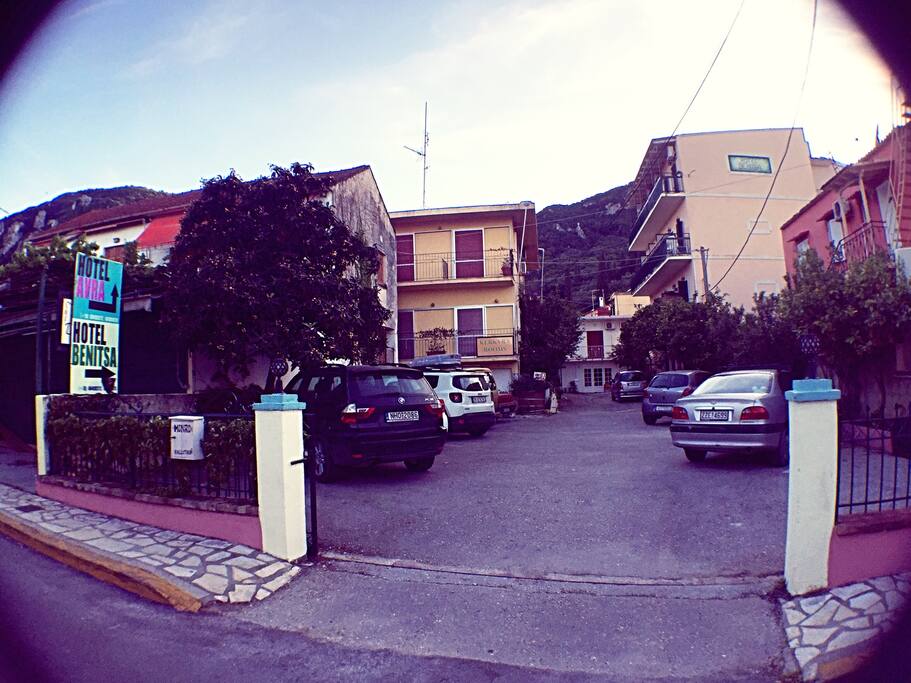 Private Parking area