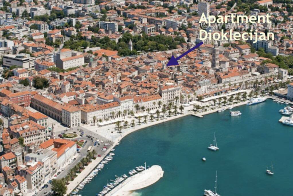 Location of the our apartment is in the center of the city, 5 min form the train station, ferry station and bus station (airport bus station).
