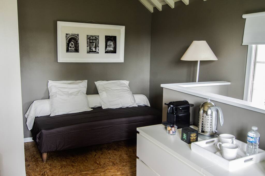 Un lit simple pour la 3ème personne