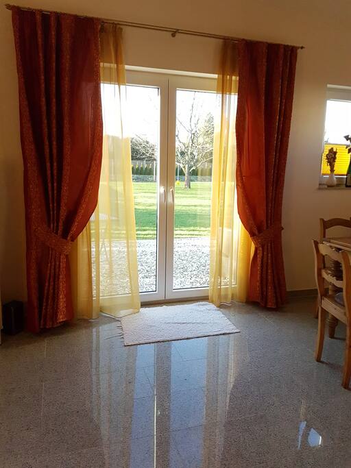 Living room - view onto garden