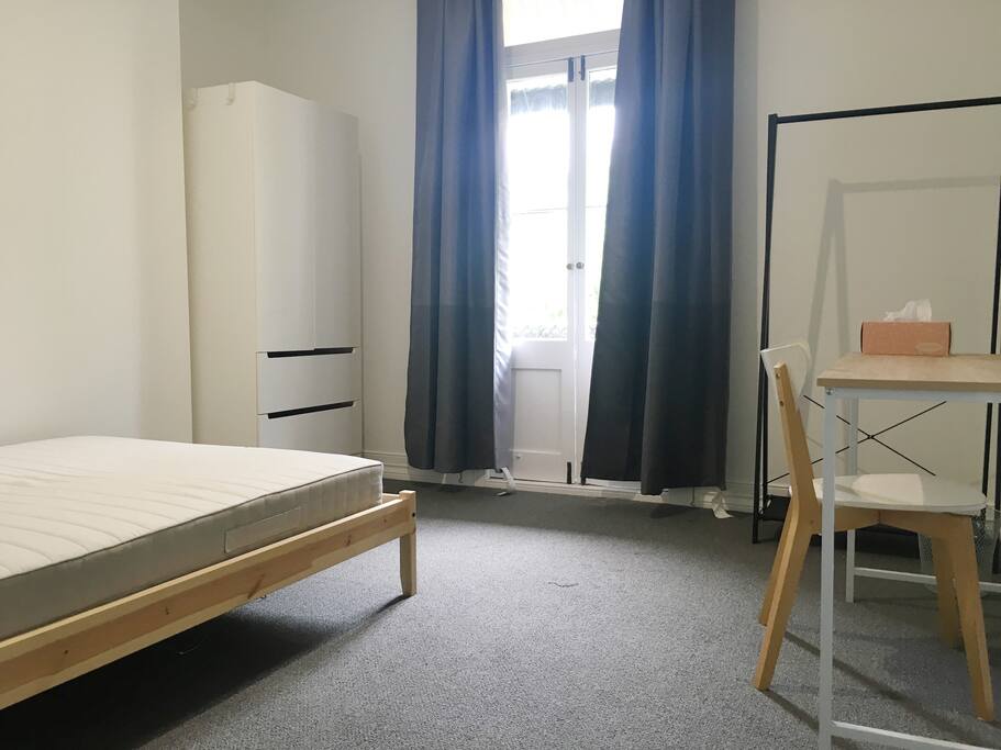 The bedroom