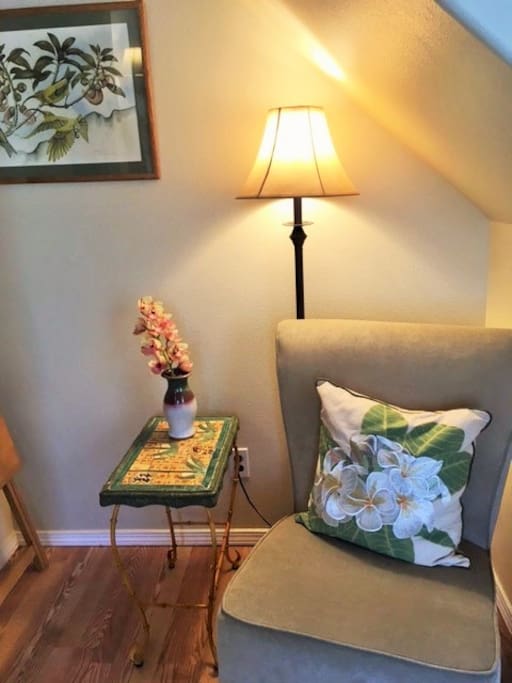 The reading nook in your room