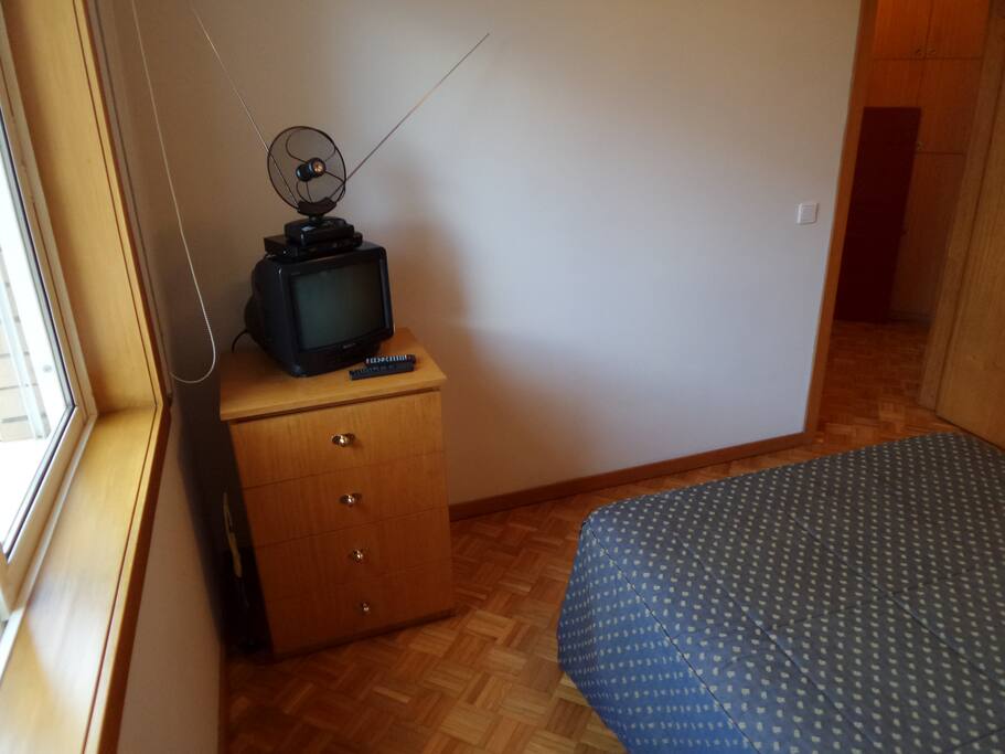 Bed room with TV