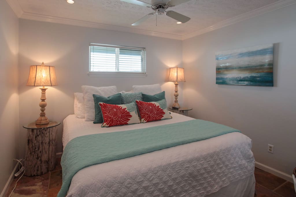 master bedroom with king bed