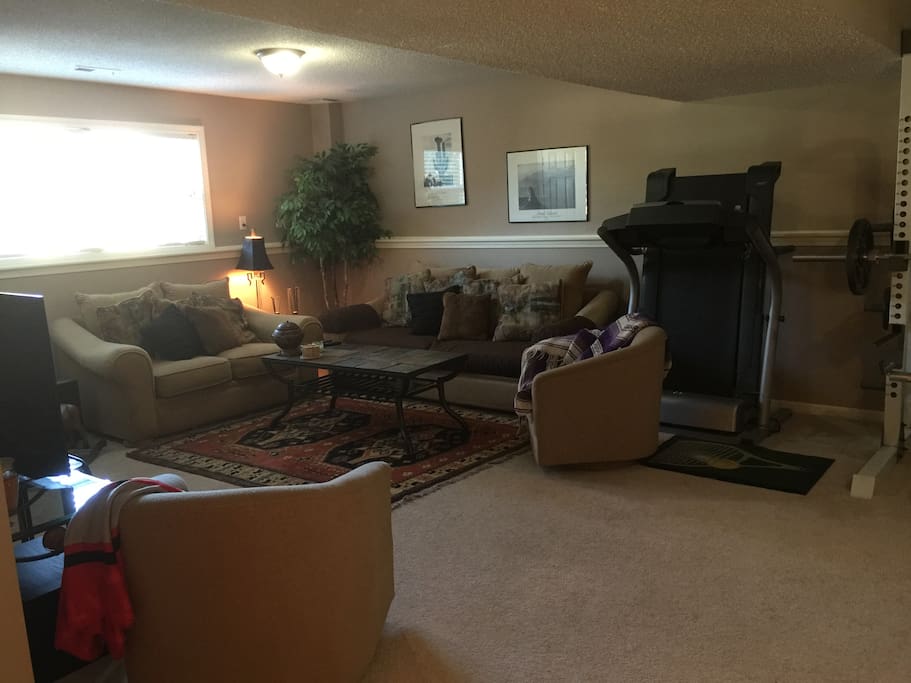Living area with plenty of seating.