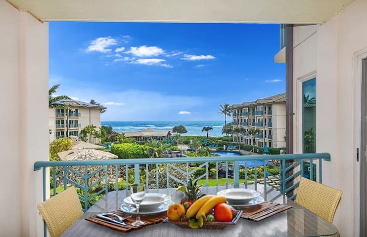 Breathtaking Ocean View Waipouli Beach Resort AC