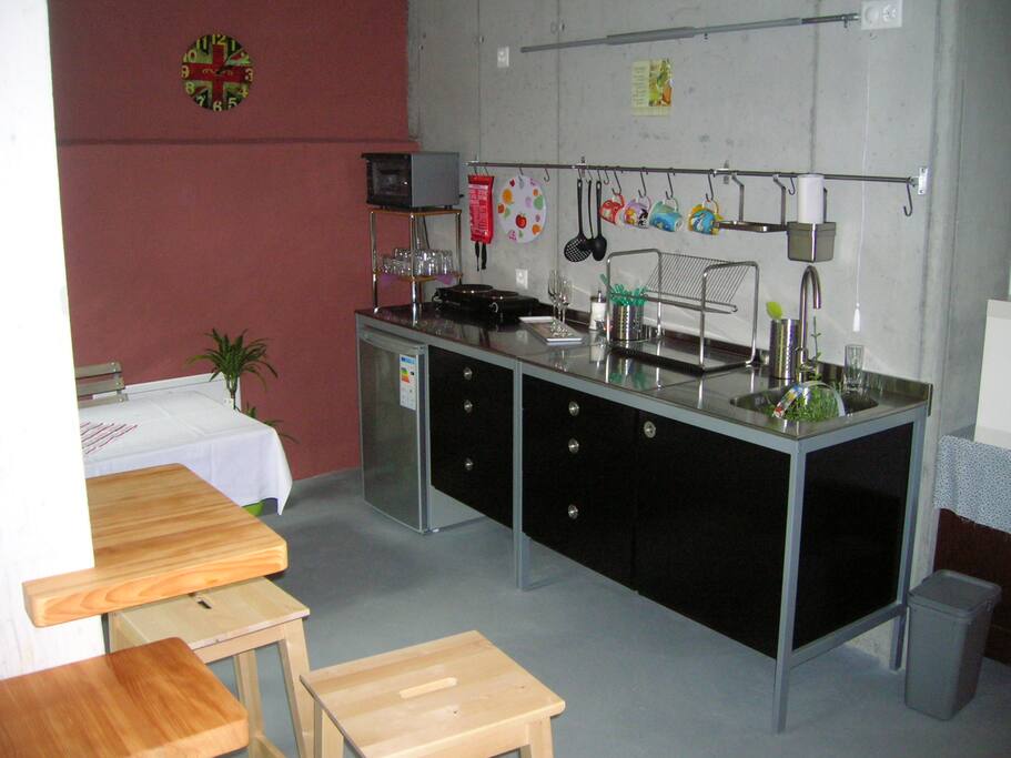 Küche im Aufenthaltsraum