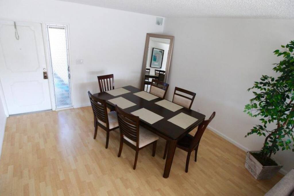Set up for dining