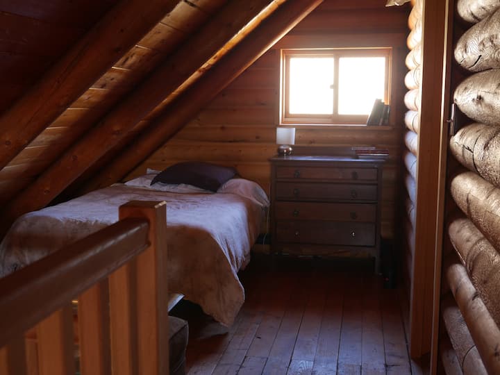 Loft sleeping area.