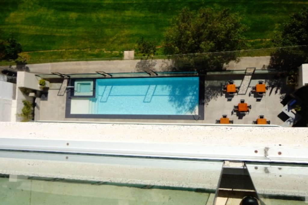 Pool view from 10 floor