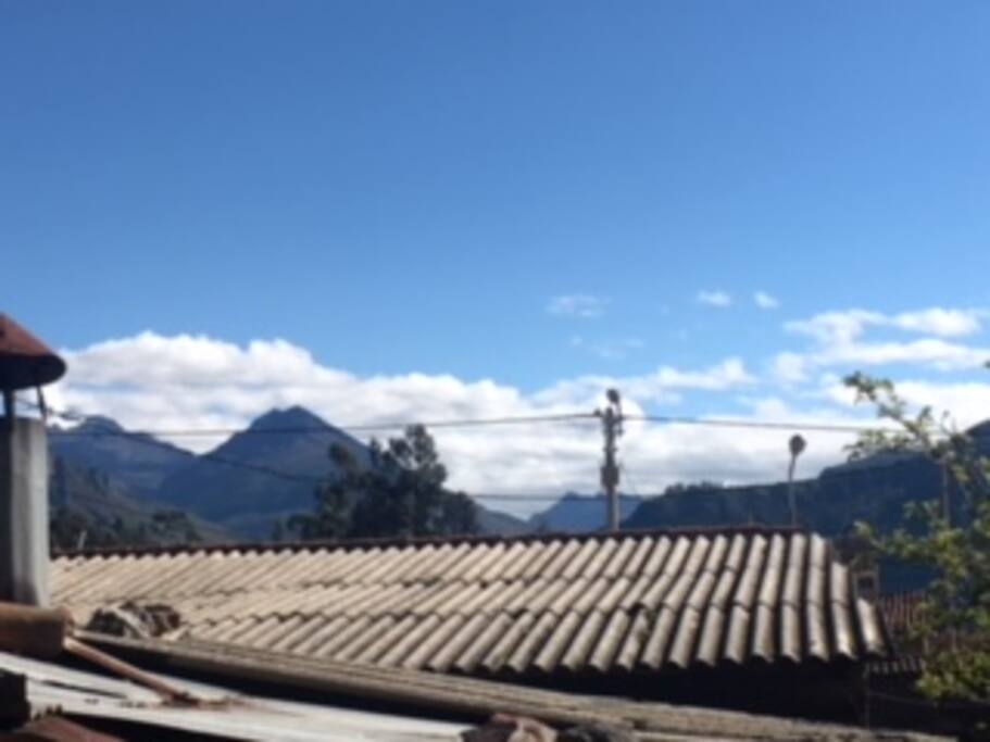 Vista de la casa