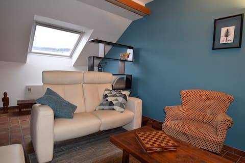 Annonce Airbnb populaire: Accommodation with balcony overlooking the lake, 100 m from the city center à Vosges