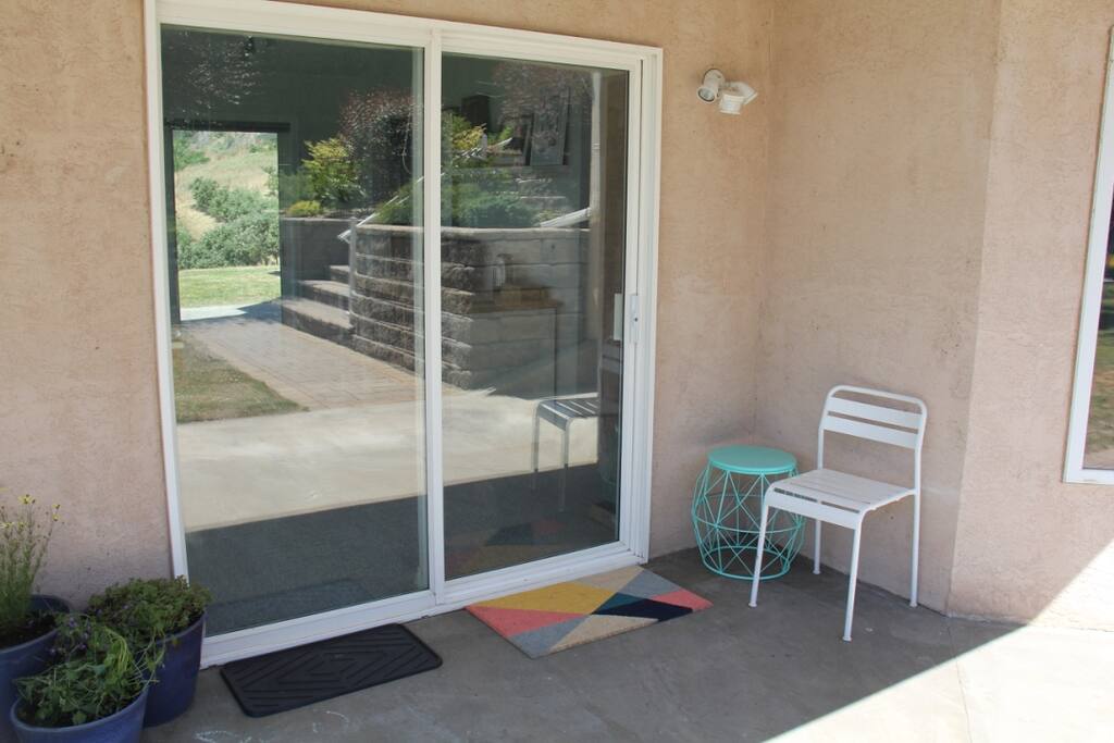entrance to the guest suite