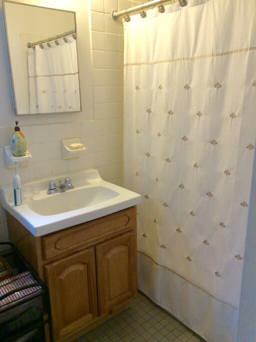 Bathroom (full bath tub and shower)