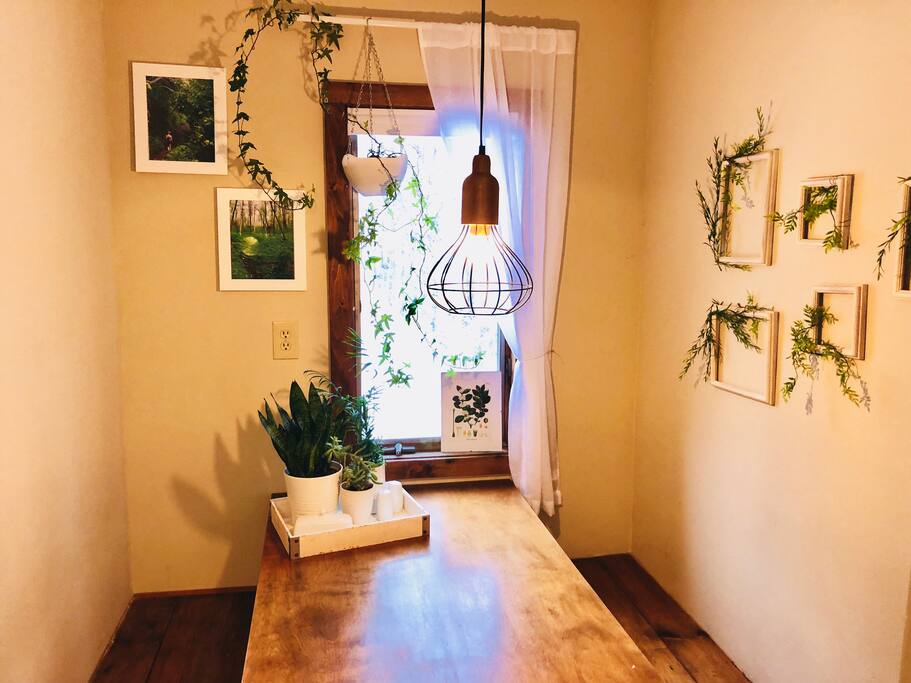 Beautiful breakfast corner