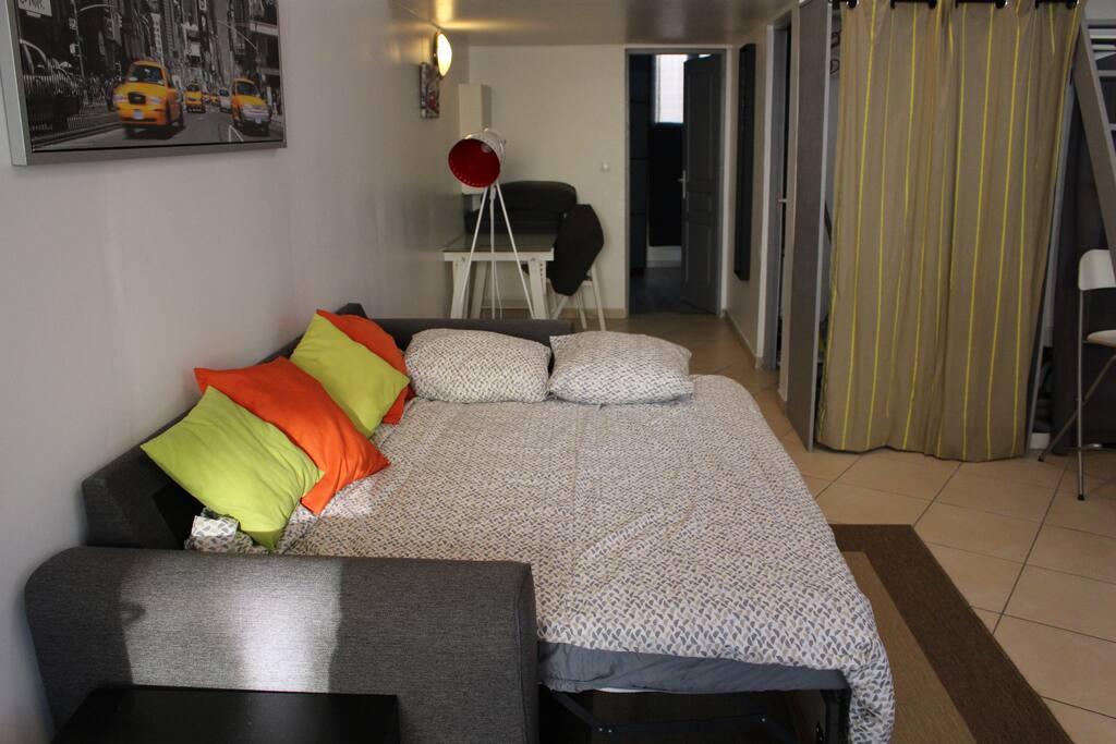 canapé convertible 2 couchages