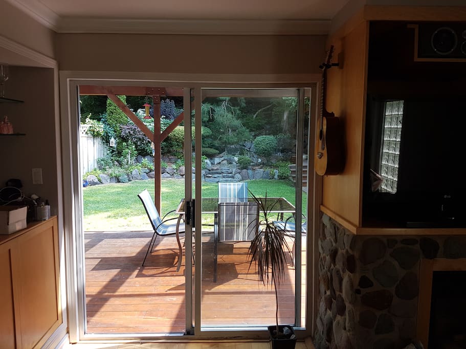 View from the living room.