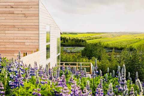 Northern lights Luxury  w/ hot tub! 10 min to city
