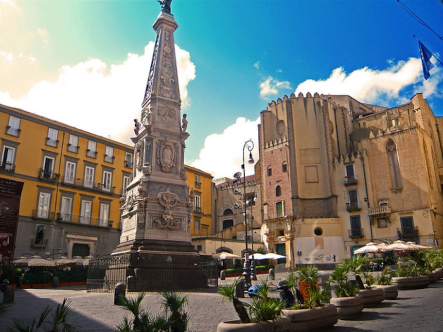 Just around the corner lies another historic monument. The piazza is perfect for evening aperitivos after a long day.