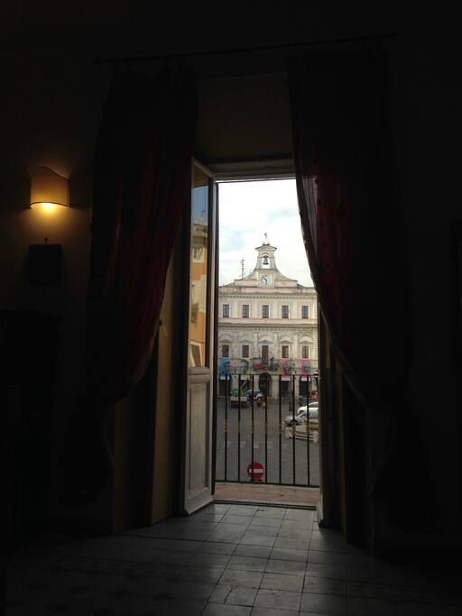 La vista dalla camera