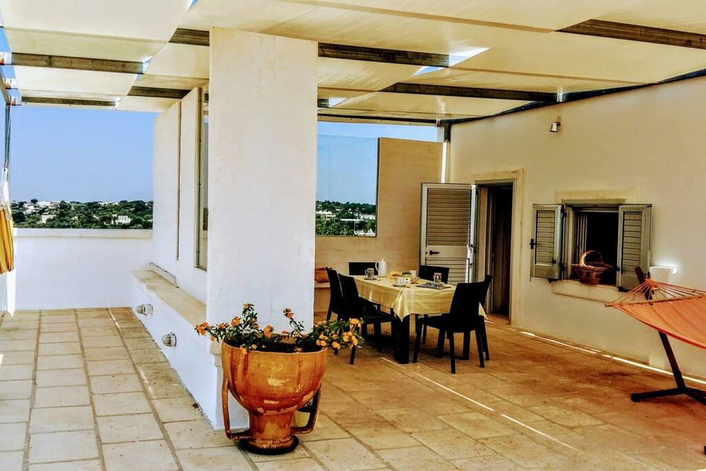 dimora gialla - terrazzo