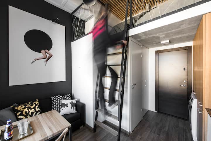 Discount ⭐️ Trendy Tiny Loft In Central Vilnius ⭐️ - ビルニュス