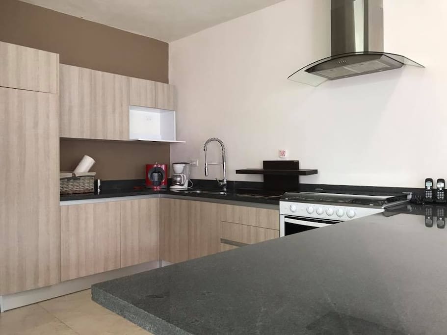 Cocina equipada en Villa Bambu