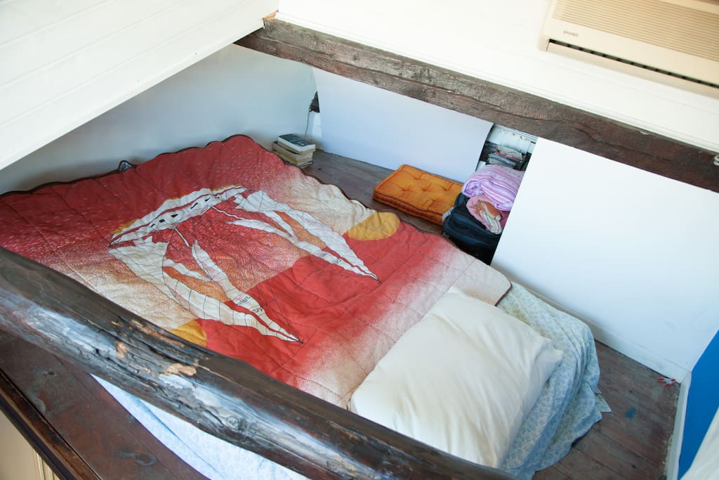 the double bed