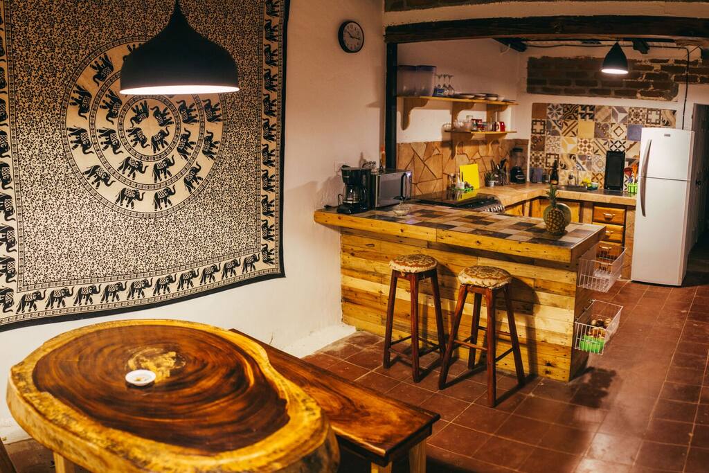 Spacious fully equipped kitchen