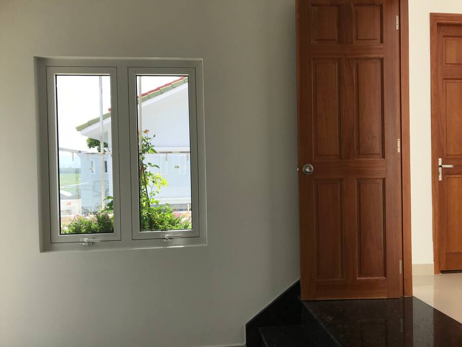 Window with flower bed