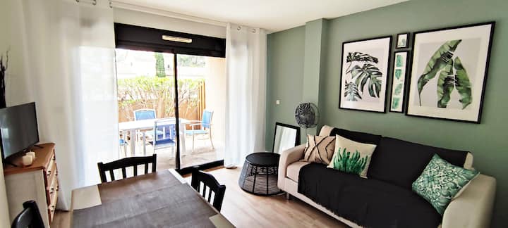 *La Marina N°8* T2 4 Pers Rez De Jardin - Le Beausset