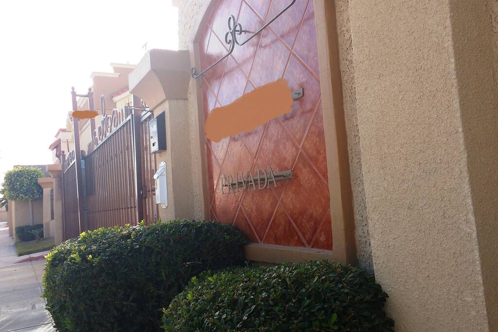 Entrada de la privada