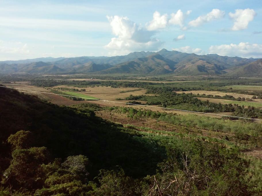 Valle de los Ingenios en la ciudad de Trinidad, patrimonio de la humanidad