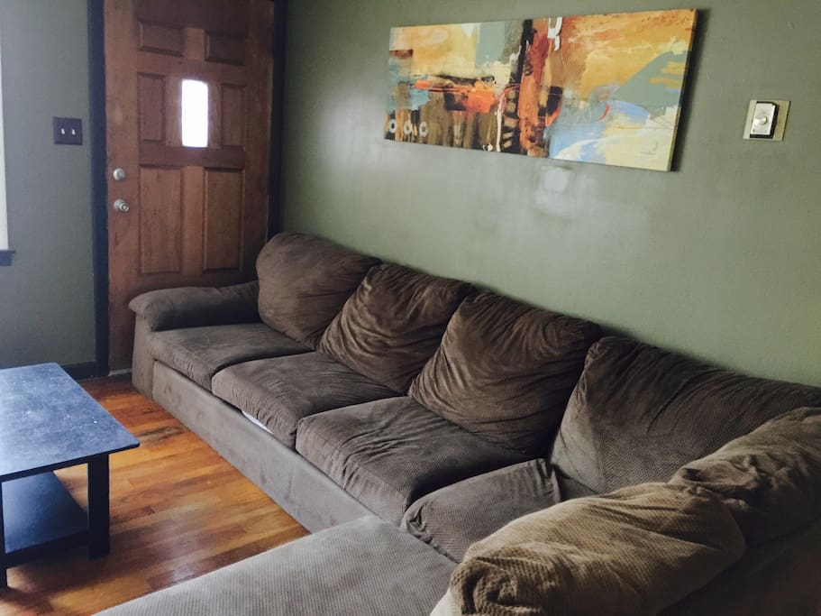 Semi-furnished living room