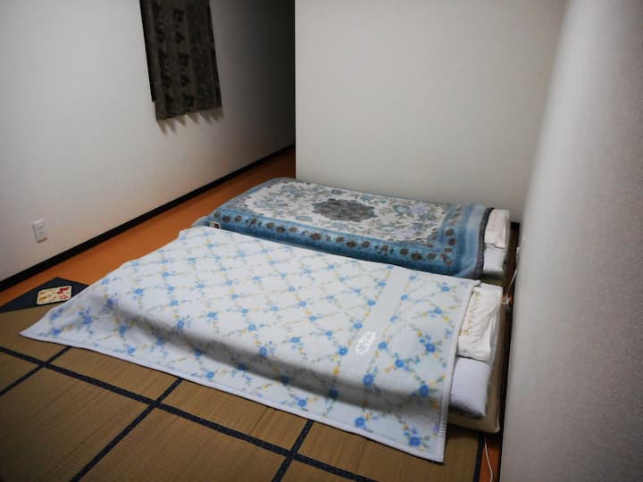 modern comfortable room with Japanese style Futon(bedding)
